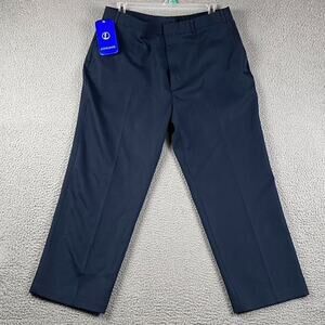 VTG Action Slacks Levi Strauss Mens 40x29 Navy Blue Hidden Stretch Chinos NWT